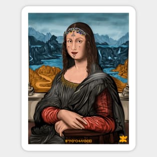 Monalisa Sticker